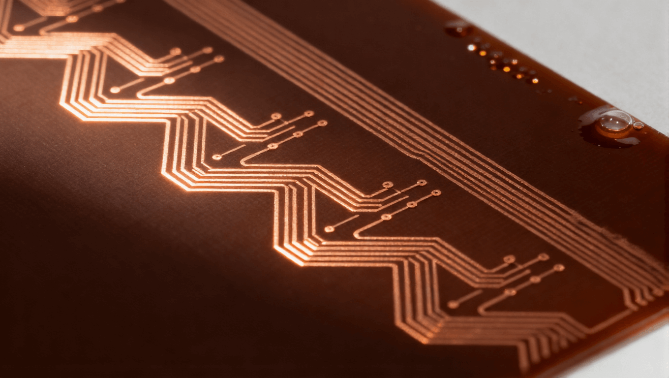 光模块PCB线路制作显影环节特写 精密化工工艺感.png