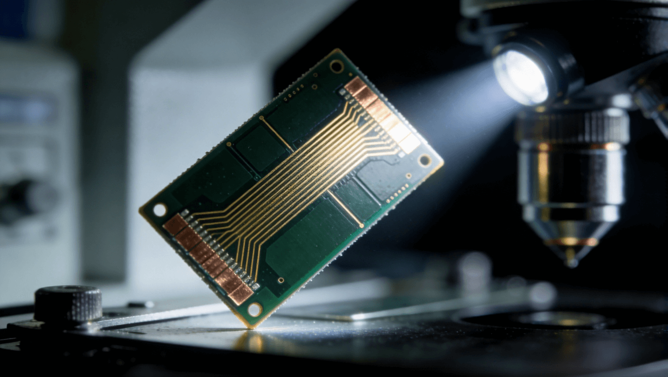 激光雷达PCB板微带线精密特写,展现高速信号传输的基石.png