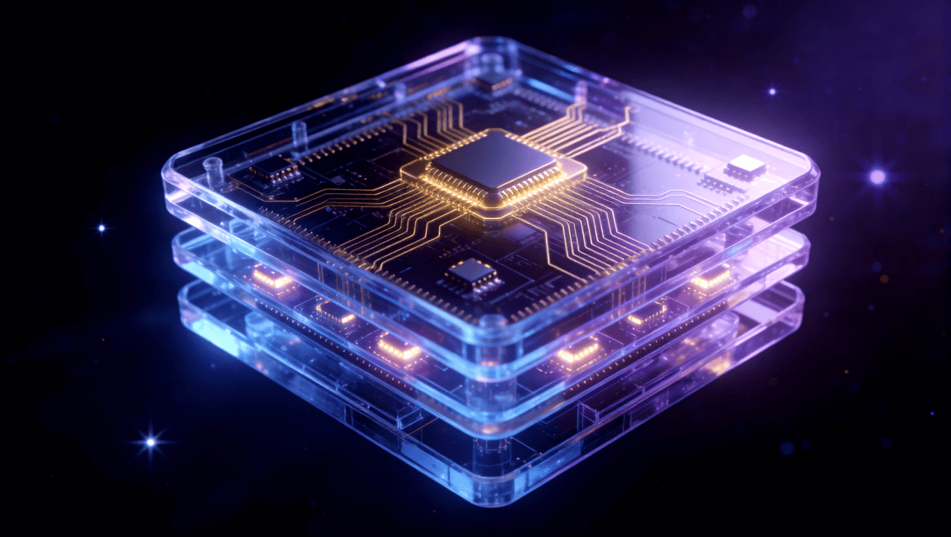 未来先进封装形态概念图,展示3D堆叠与功能化基板集成.png